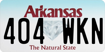 AR license plate 404WKN
