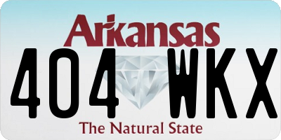 AR license plate 404WKX