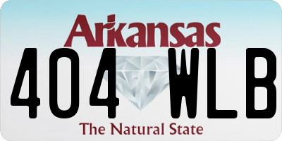 AR license plate 404WLB