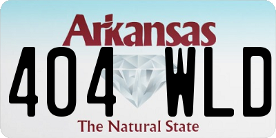 AR license plate 404WLD