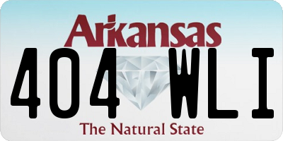 AR license plate 404WLI