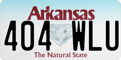 AR license plate 404WLU