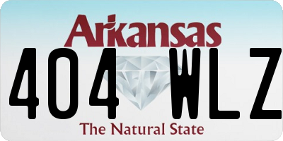 AR license plate 404WLZ