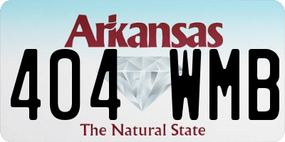 AR license plate 404WMB