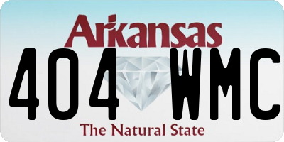 AR license plate 404WMC