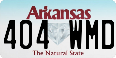 AR license plate 404WMD