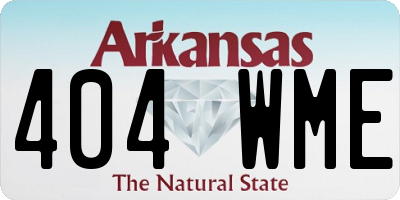 AR license plate 404WME