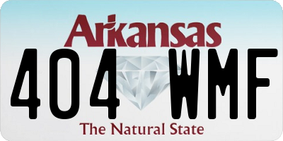 AR license plate 404WMF