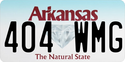 AR license plate 404WMG