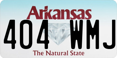 AR license plate 404WMJ