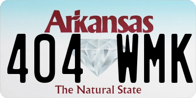 AR license plate 404WMK