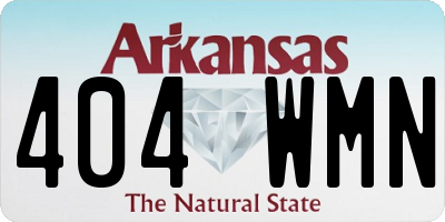 AR license plate 404WMN
