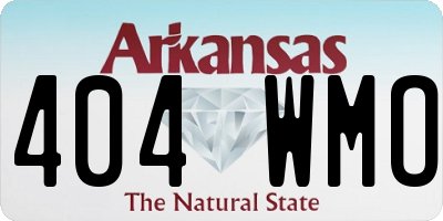 AR license plate 404WMO