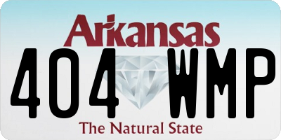 AR license plate 404WMP
