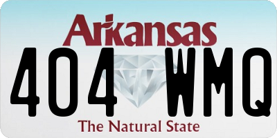 AR license plate 404WMQ