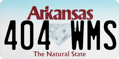 AR license plate 404WMS