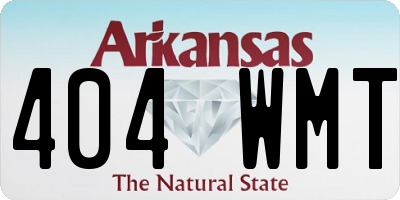 AR license plate 404WMT