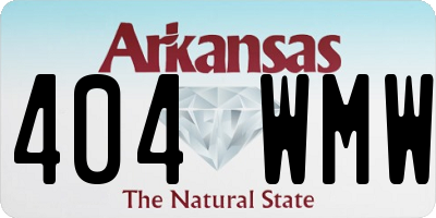 AR license plate 404WMW