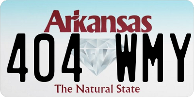 AR license plate 404WMY