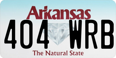 AR license plate 404WRB