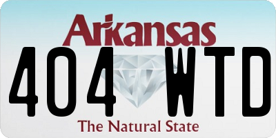 AR license plate 404WTD