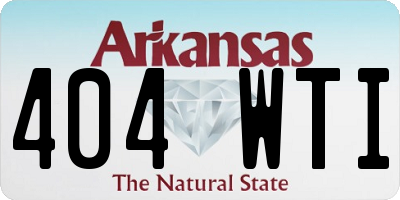 AR license plate 404WTI