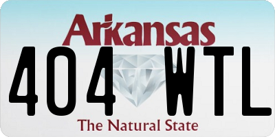 AR license plate 404WTL