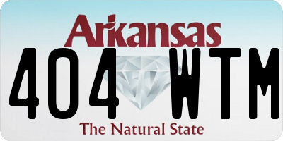 AR license plate 404WTM