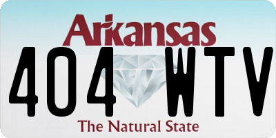 AR license plate 404WTV