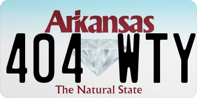 AR license plate 404WTY