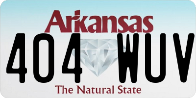 AR license plate 404WUV