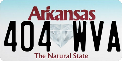 AR license plate 404WVA