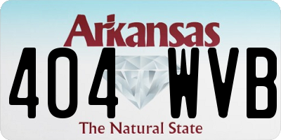AR license plate 404WVB