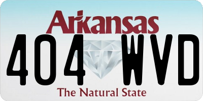 AR license plate 404WVD