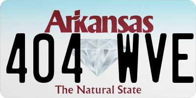 AR license plate 404WVE