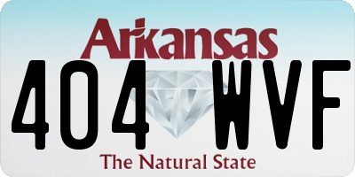 AR license plate 404WVF