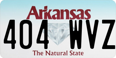 AR license plate 404WVZ
