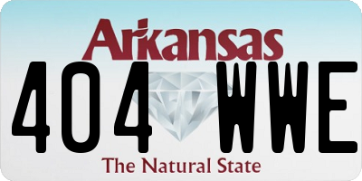 AR license plate 404WWE