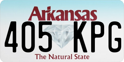 AR license plate 405KPG