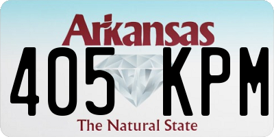 AR license plate 405KPM