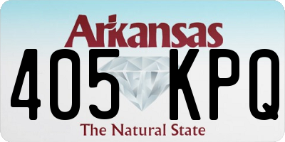 AR license plate 405KPQ