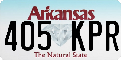 AR license plate 405KPR