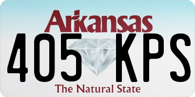 AR license plate 405KPS