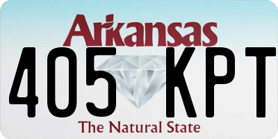 AR license plate 405KPT