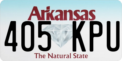 AR license plate 405KPU