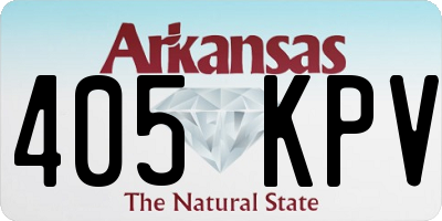 AR license plate 405KPV