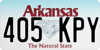 AR license plate 405KPY