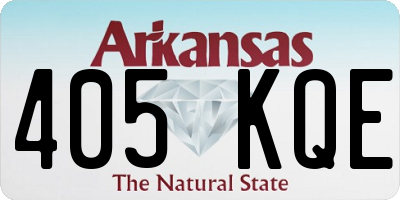 AR license plate 405KQE