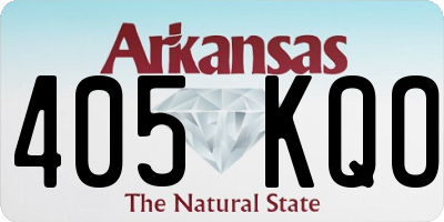 AR license plate 405KQO