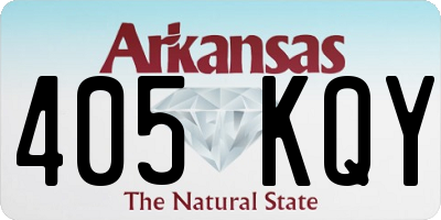 AR license plate 405KQY